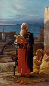 La Priere Du Soir A Tanger by Jean-Jules-Antoine Lecomte du Nouy