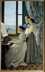 The Folk Song 1867 by Sylvestro Lega