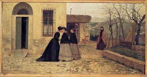 La visita by Sylvestro Lega