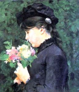 Portrait of Eleonora Tommasi by Sylvestro Lega