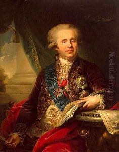 Portrait of Prince Bezborodko A.A. by Johann Baptist the Elder Lampi