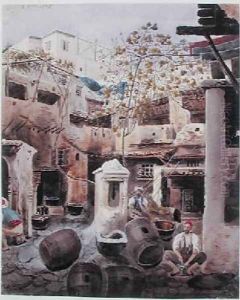 A Dyeworks Rue du Divan by Theodore Leblanc