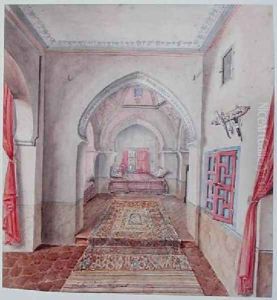 A Moorish Interior 2 by Theodore Leblanc