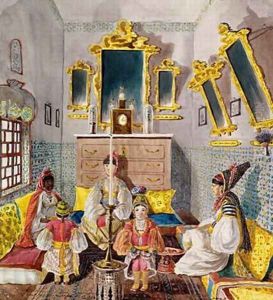 Algerian Interior by Theodore Leblanc