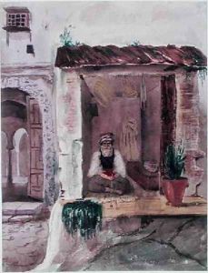 A Tobacconist Algiers by Theodore Leblanc