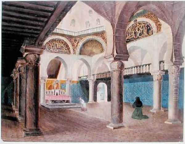 Interior of a Mosque Converted into a Bishops Palace Algiers - view 1