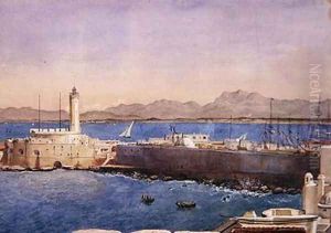 The Harbour and Jetty at Algiers