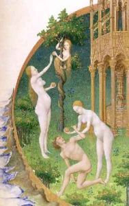 Adam and Eve in the Garden of Eden 2 by Pol de Limbourg