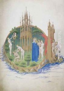 Adam and Eve in the Garden of Eden by Pol de Limbourg