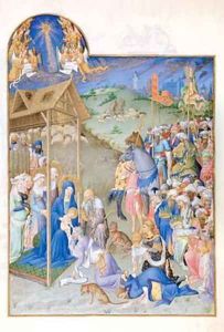 Adoration of the Magi from the Tres Riches Heures du Duc de Berry