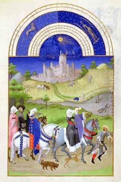 August Hawking from the Tres Riches Heures du Duc de Berry - view 1