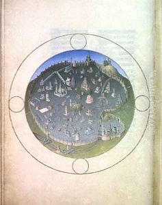 Plan of Rome by Pol de Limbourg