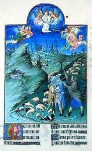 The Annunciation to the Shepherds by Pol de Limbourg