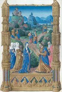 The Apostles leaving the Virgin to spread the Word of Christ The Apostles leaving the Virgin to spread the Word of Christ