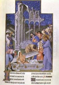 The Resurrection of Lazarus by Pol de Limbourg