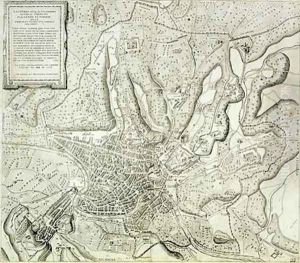 Map of the city of Rome by Antonio Lafreri