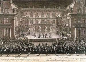 Performance of Alceste in 1674, 1676