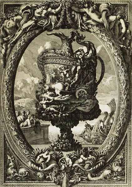 Vase in a Cartouche - view 1