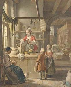 At the tea merchants