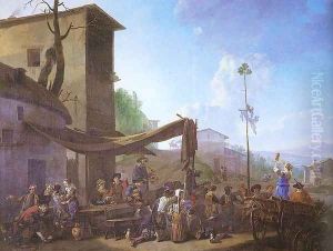 Village Festival 1650s, by Johannes Lingelbach