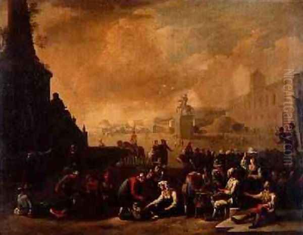 A Roman Forum with Figures - view 1