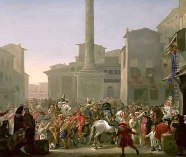 Carnival in Rome 1650-51 - view 1