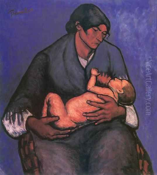 Gipsy Woman with Child 1908 - view 1