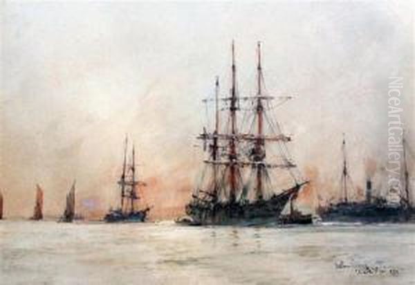 Below Tilbury - view 1