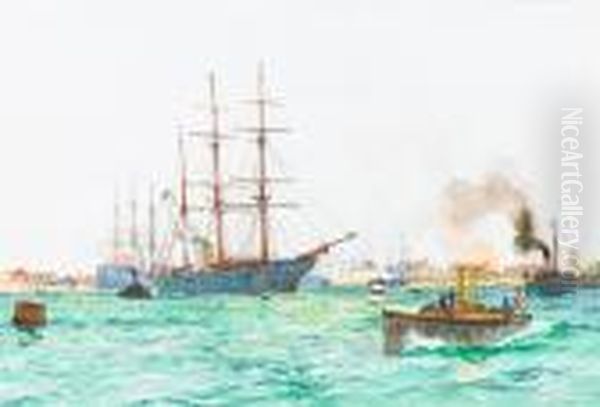The Entrance To Portsmouth Harbour - view 1