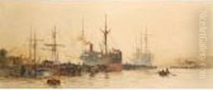 The Pool Of London by Charles Edward Dixon