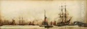Limehouse Reach by Charles Edward Dixon