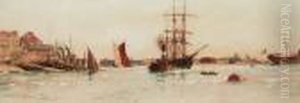 Entering The Camber, Portsmouth - view 1