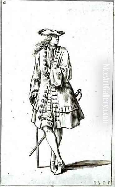 Male costume illustration 2 - view 1