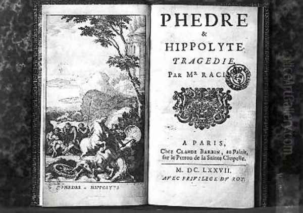 Titlepage of Phedre by Jean Racine 1639-99 - view 1