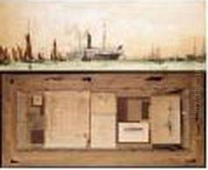 The Departure Of Rms Orontes From Tilbury