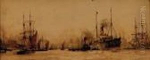 Above Greenwich by Charles Edward Dixon
