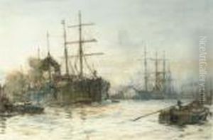 A Busy Day In The Pool Of London