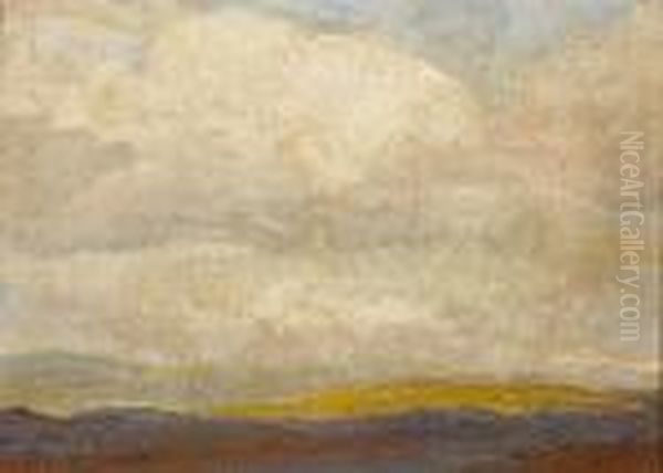 Billowy Clouds Above Plains - view 1