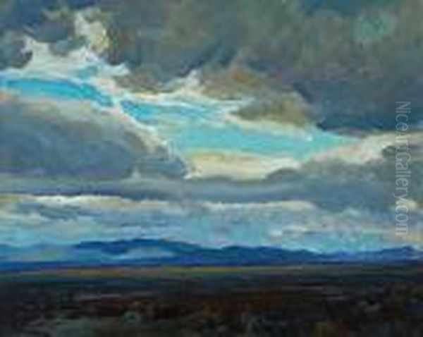Approaching Storm, Coast Range, California - view 1