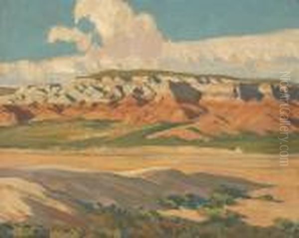 Butte At Red Lake, Navajo Reservation, Arizona - view 1