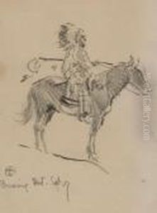 Indian On Horseback by Maynard Dixon