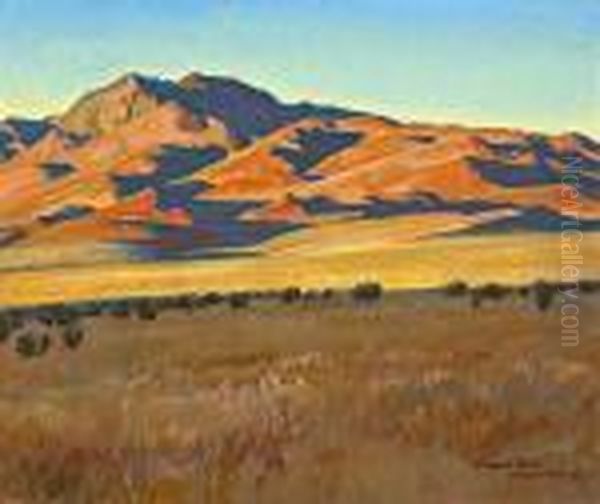 Mountains In Sunset Light - view 1