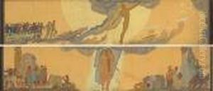 A Pair Of Mural Studies