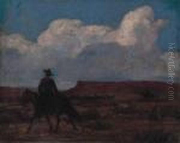Title: Cattle Drive - view 1