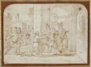 "abschied Des Aeneas Von Dido" by Gaspare Diziani