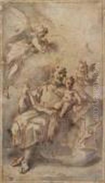 San Giuseppe Con Gesu Bambino - view 1