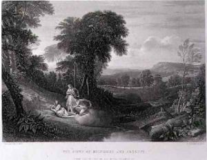 The Birth of Belphoebe and Amorett by William Leighton Leitch