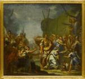 Samson Und Dalila by Gaspare Diziani