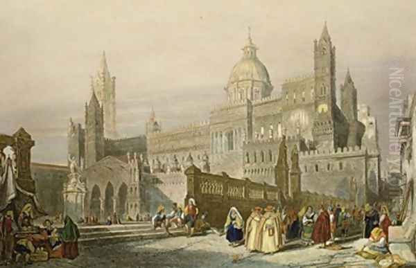 The Cathedral at Palermo Sicily - view 1