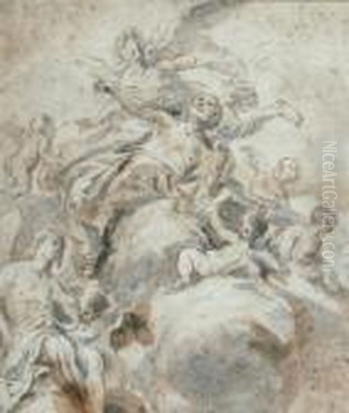 Evangelists Surrounded By Putti - view 1